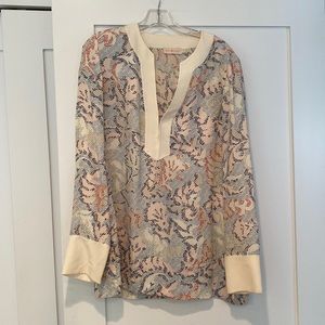 Tory Burch Silk Printed Top